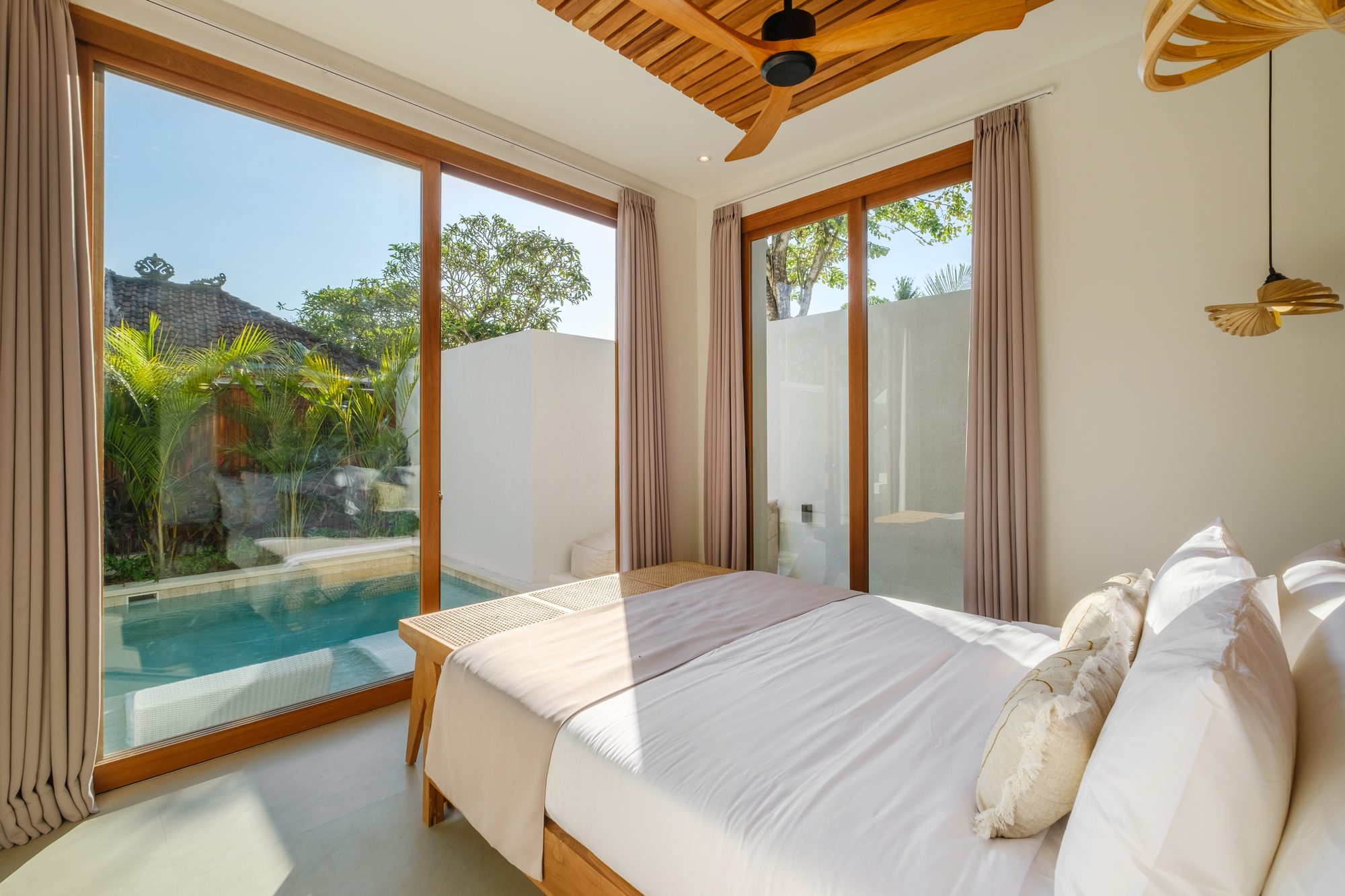 Villa Las Hermanas living area boutique villa Canggu Bali