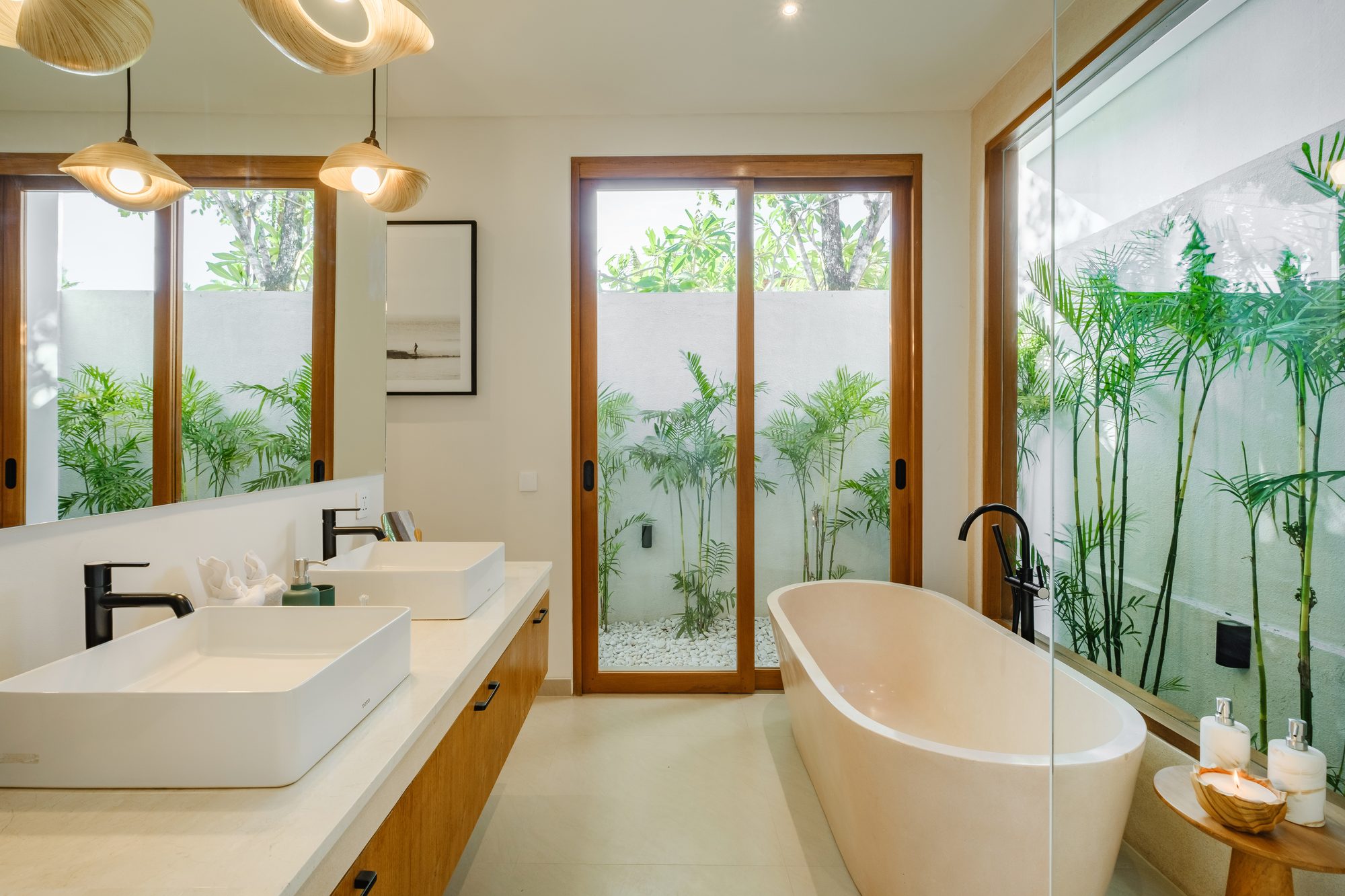 Villa Las Hermanas outdoor boutique villa Canggu Bali
