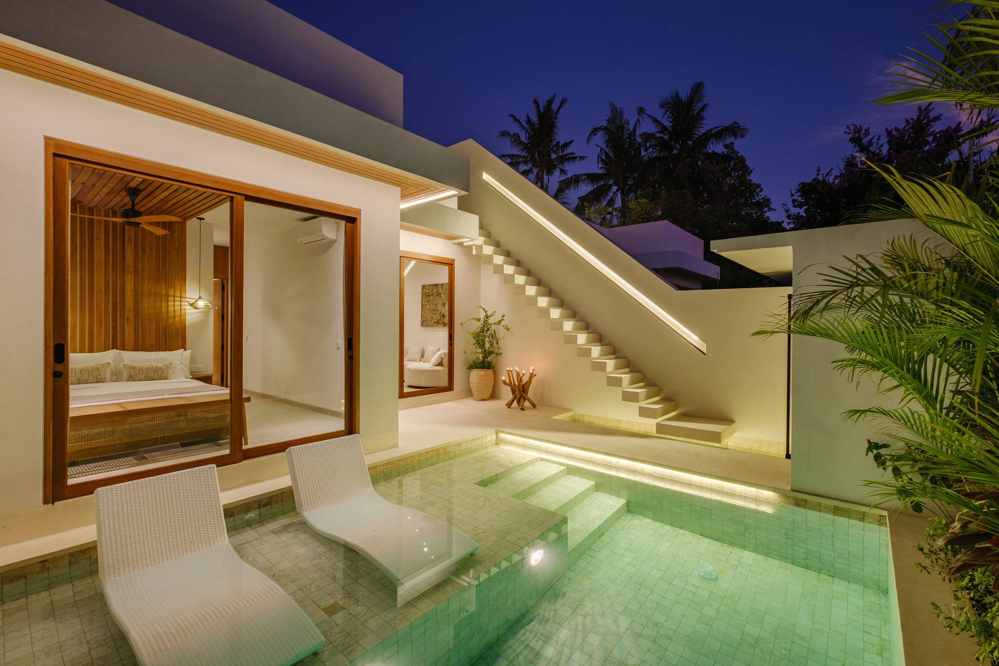 Villa Las Hermanas private pool boutique villa Canggu Bali