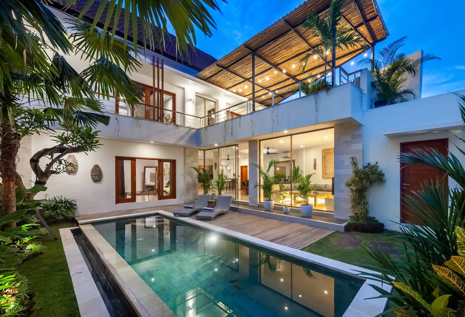 Villa Kesari luxury villa with rooftop pool Central Canggu Bali