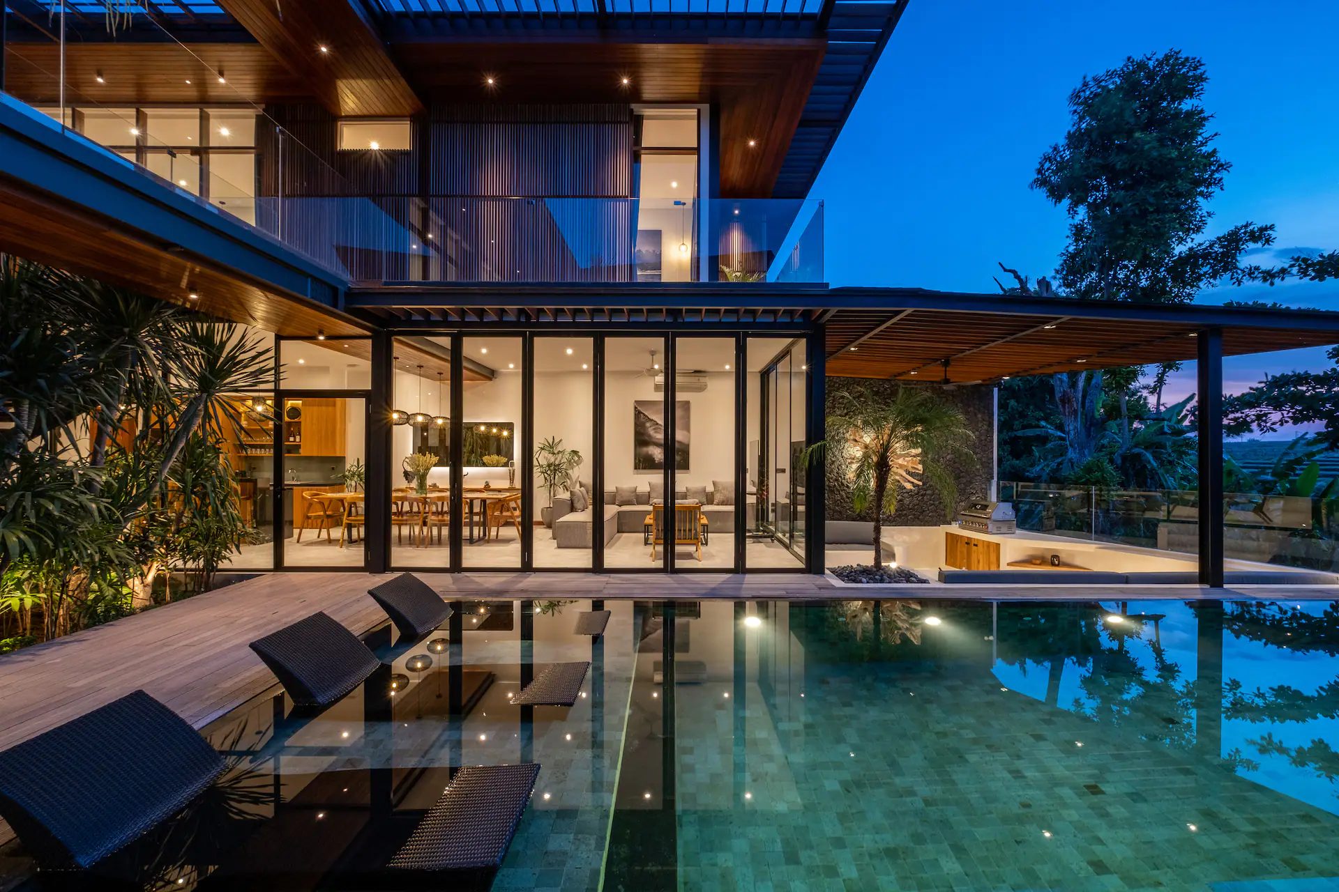 River Paradise 5BR riverside luxury estate with pool Pererenan Bali