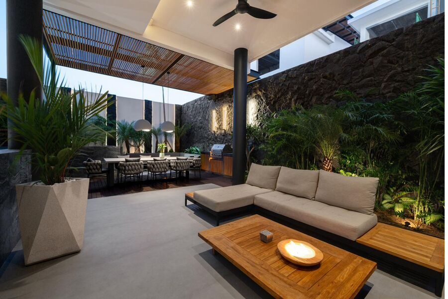 Outdoor lounge MAR Bali 1 luxury private villa Pererenan Bali