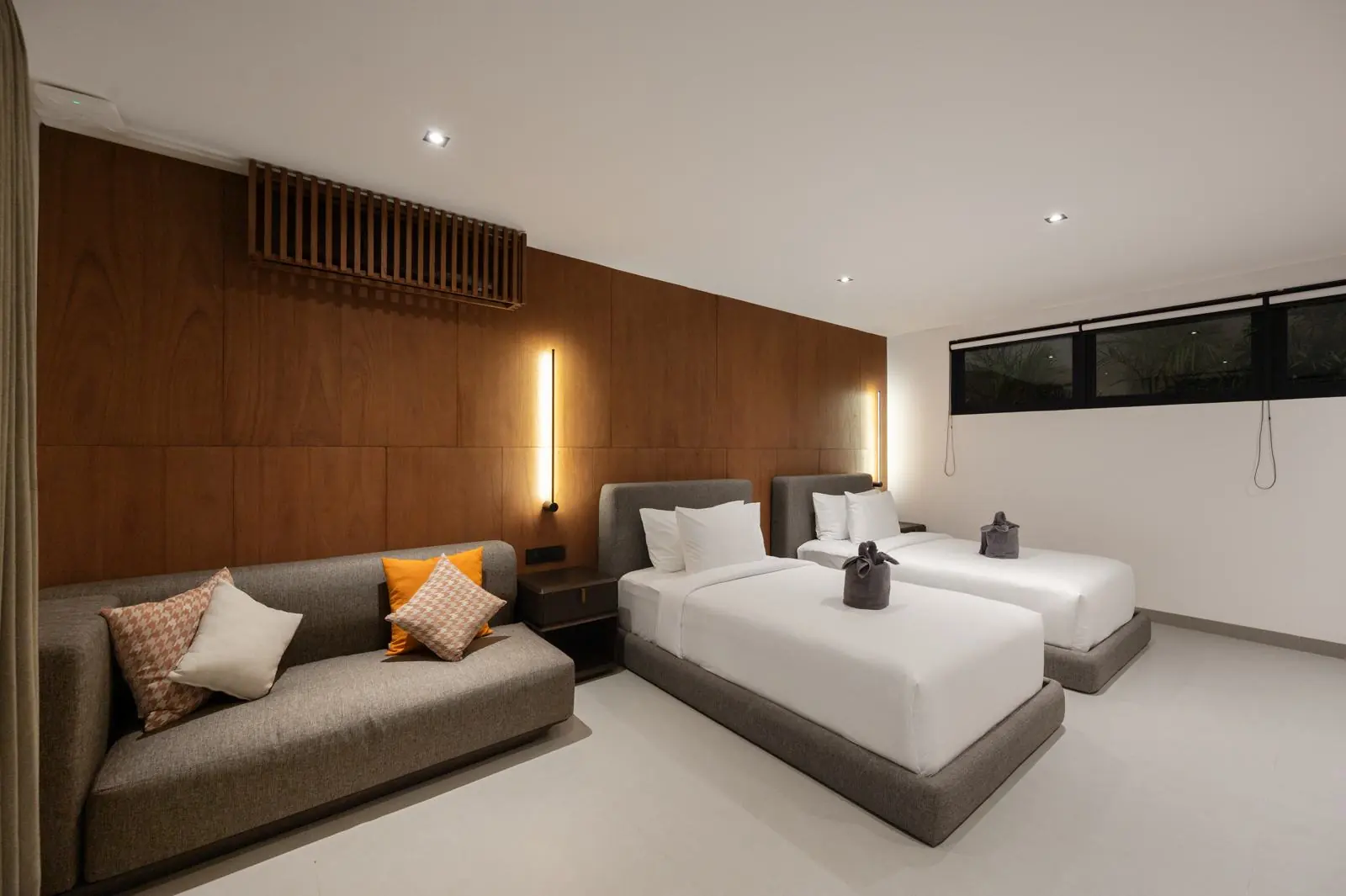 The Poolside Suite bedroom MAR Bali 1 luxury villa Pererenan Bali