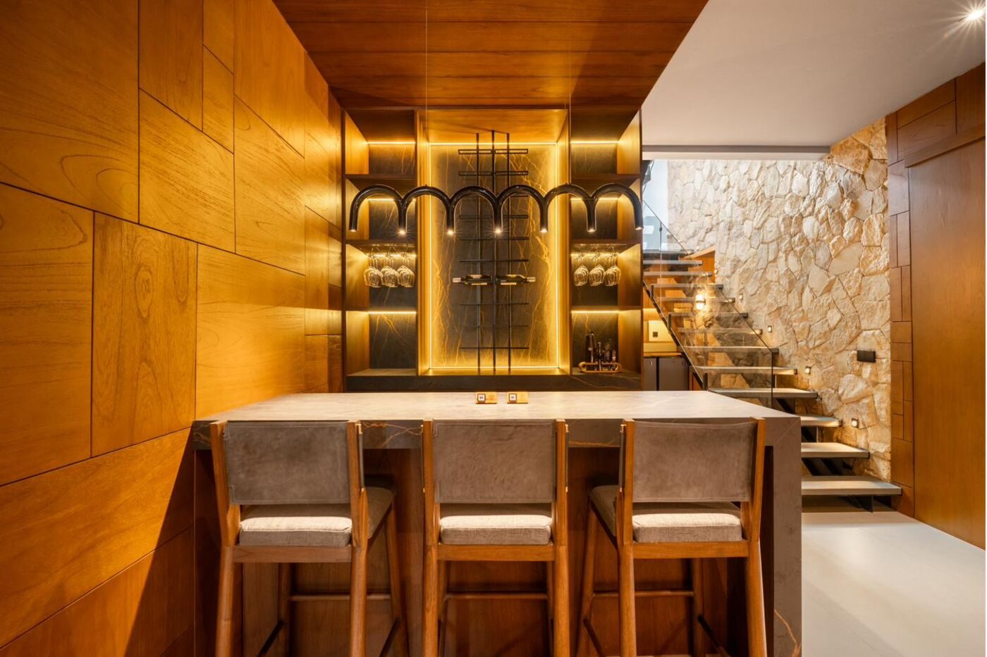 Private bar MAR Bali 2 luxury villa Pererenan Bali