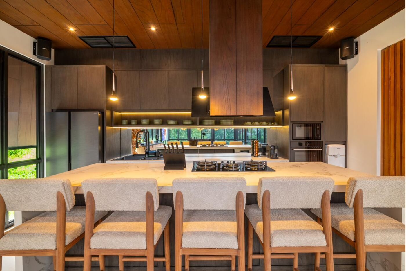 Fully equipped kitchen MAR Bali 2 luxury villa Pererenan Bali