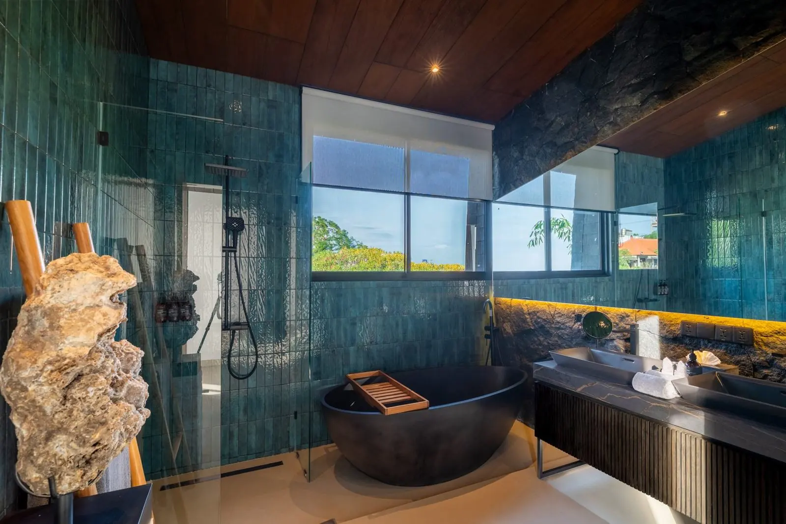 The Master Suite bathroom MAR Bali 2 luxury villa Pererenan Bali