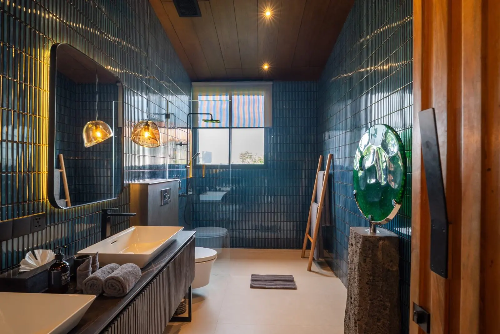 The Courtyard Suite bathroom MAR Bali 2 luxury villa Pererenan Bali