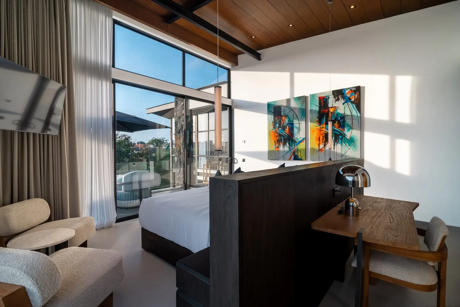 The Loft Suite bedroom MAR Bali 2 luxury villa Pererenan Bali
